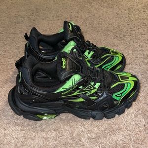 Balenciaga Track 2 Black/Neon Green